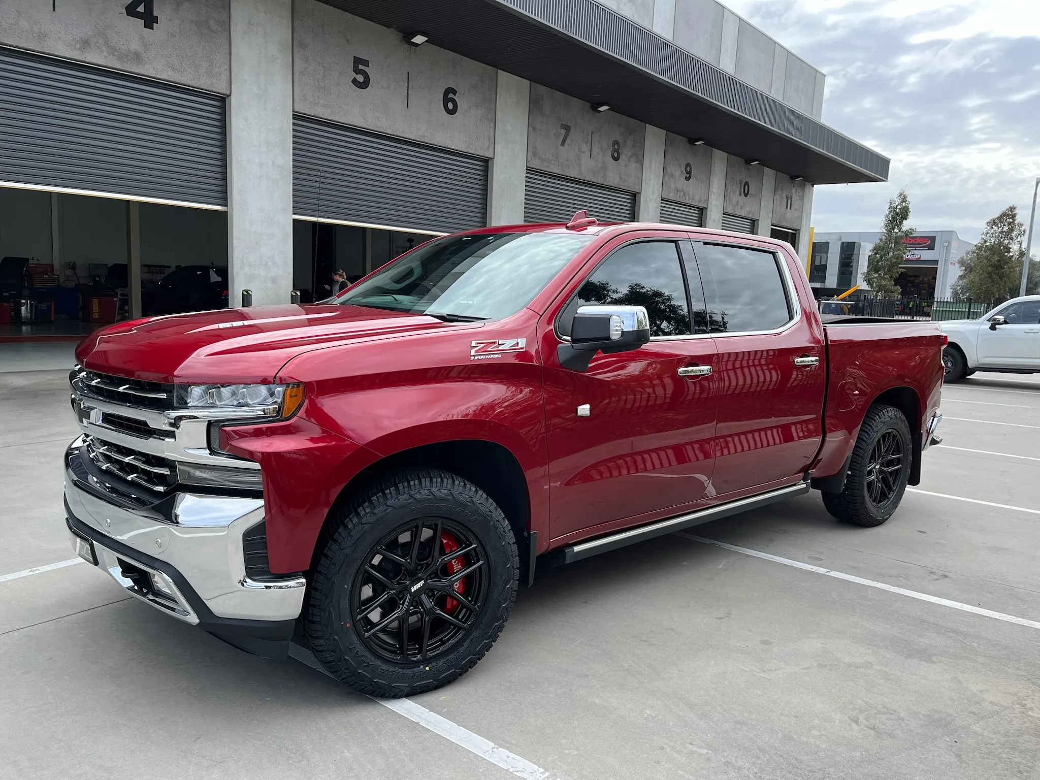 CHEV SILVERADO with HRF STEALTH 20X9 WHEELS |  | CHEV